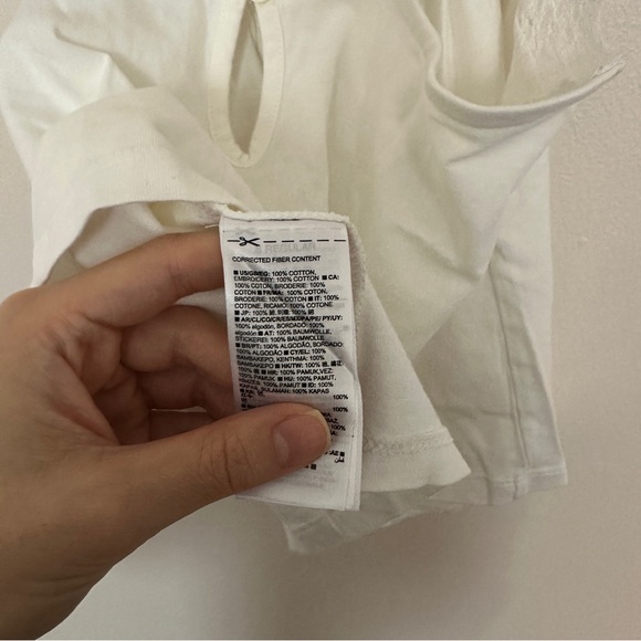 Girls White Tank Top - Picture 4 of 4